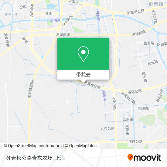 外青松公路青东农场地图
