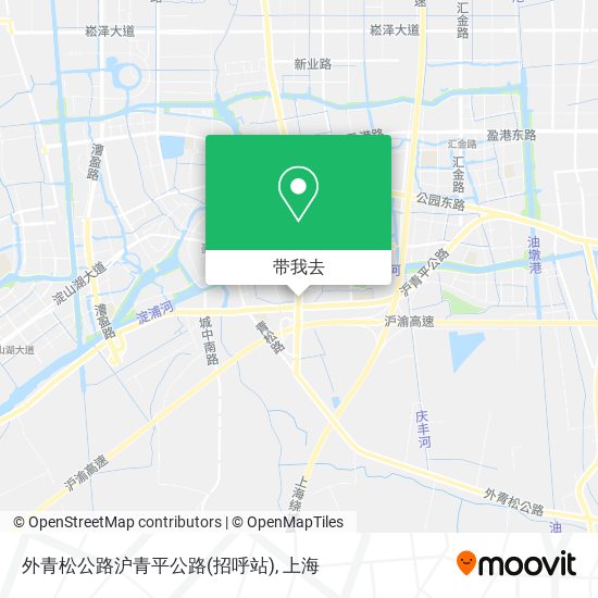 外青松公路沪青平公路(招呼站)地图