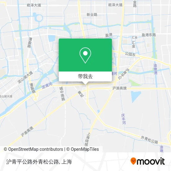 沪青平公路外青松公路地图