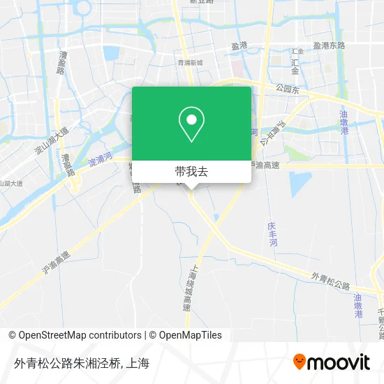 外青松公路朱湘泾桥地图
