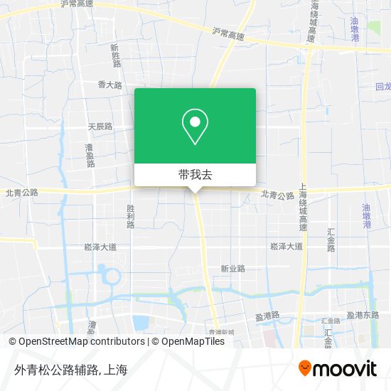 外青松公路辅路地图