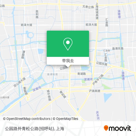 公园路外青松公路(招呼站)地图