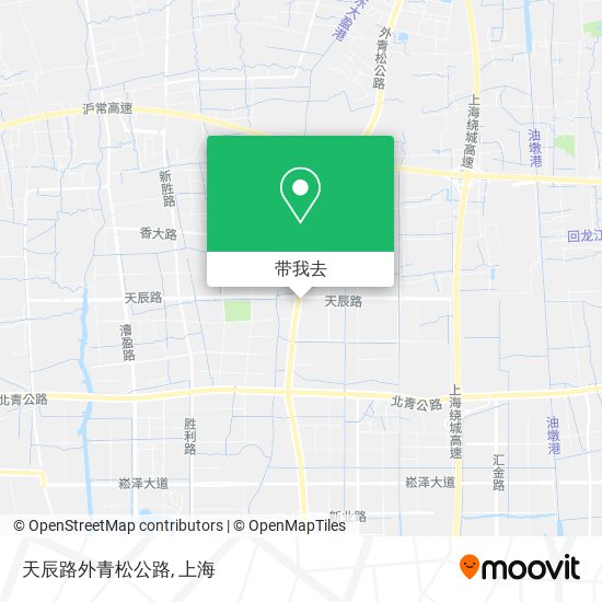 天辰路外青松公路地图