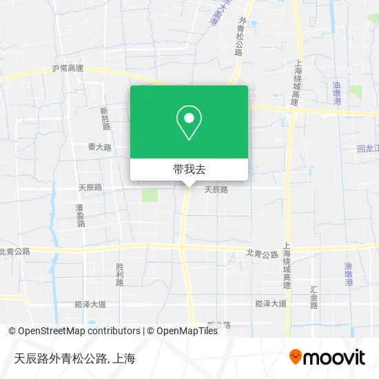 天辰路外青松公路地图