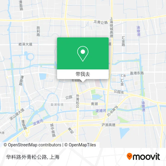 华科路外青松公路地图