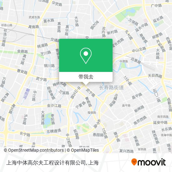 上海中体高尔夫工程设计有限公司地图