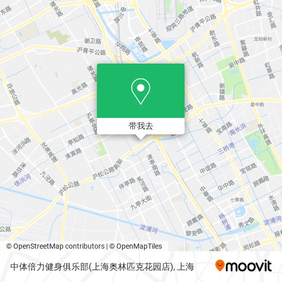 中体倍力健身俱乐部(上海奥林匹克花园店)地图