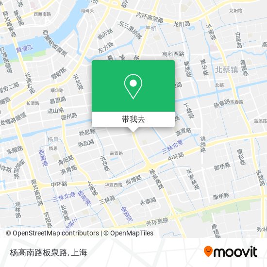 杨高南路板泉路地图