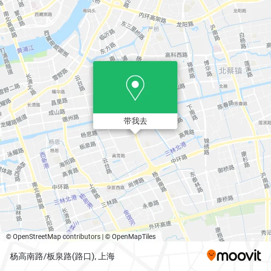 杨高南路/板泉路(路口)地图