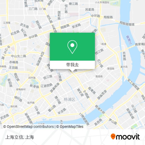 上海立信地图