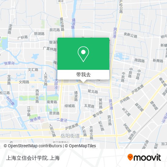 上海立信会计学院地图