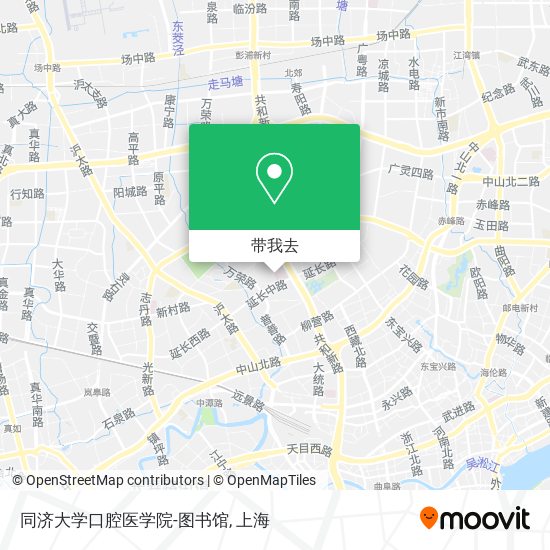 同济大学口腔医学院-图书馆地图