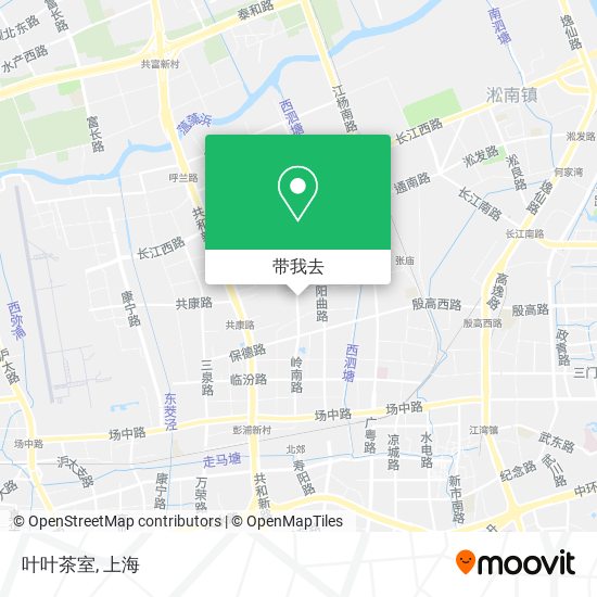 叶叶茶室地图