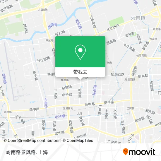 岭南路景凤路地图