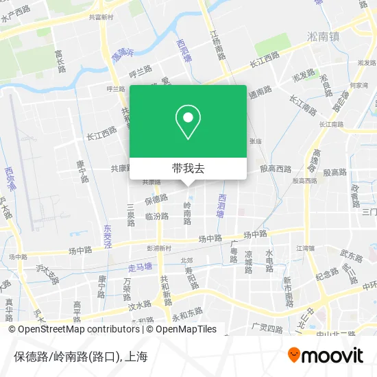 保德路/岭南路(路口)地图