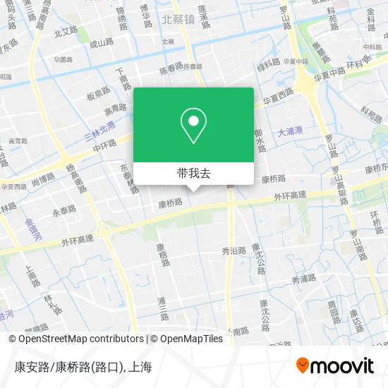 康安路/康桥路(路口)地图