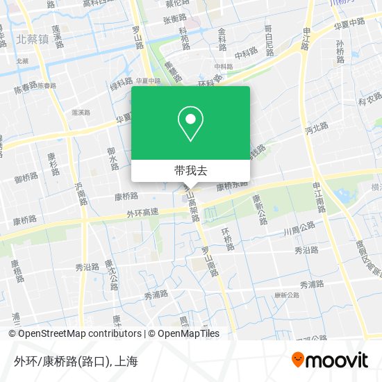 外环/康桥路(路口)地图