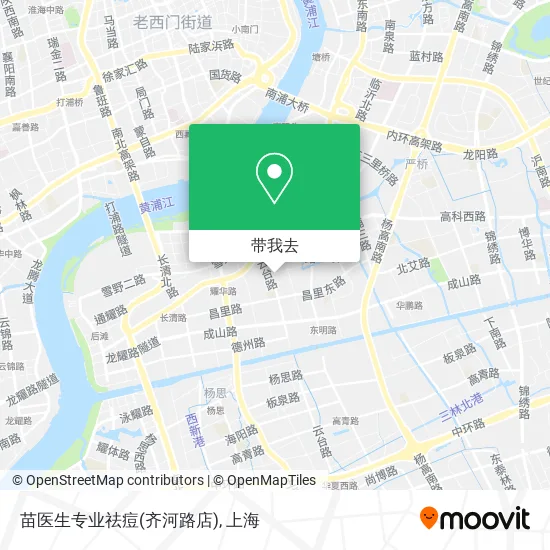 苗医生专业祛痘(齐河路店)地图