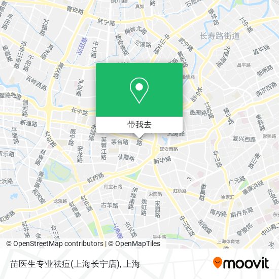 苗医生专业祛痘(上海长宁店)地图