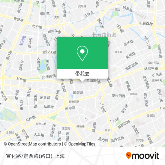 宣化路/定西路(路口)地图
