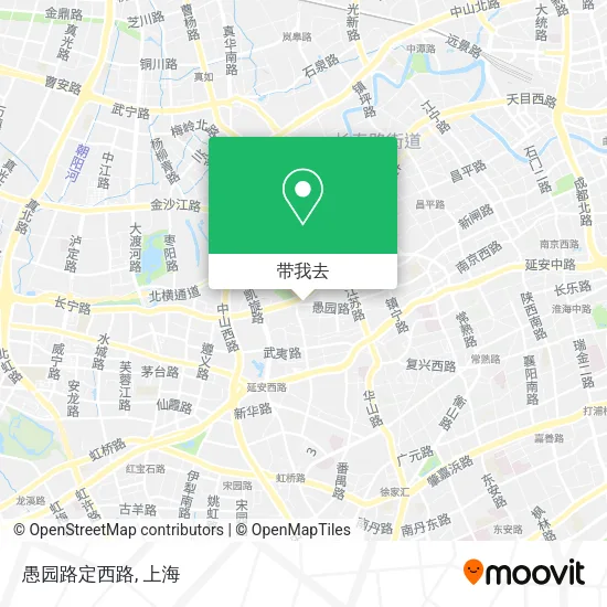 愚园路定西路地图
