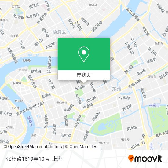 张杨路1619弄10号地图