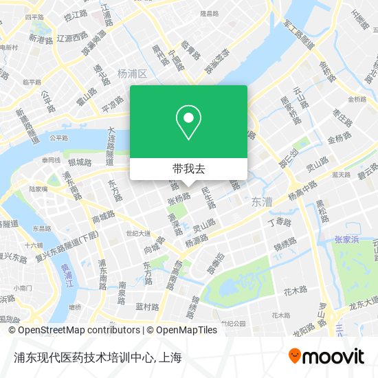 浦东现代医药技术培训中心地图