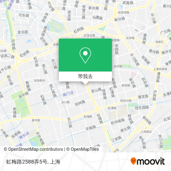 虹梅路2588弄5号地图