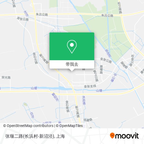 张堰二路(长浜村-新沼泾)地图