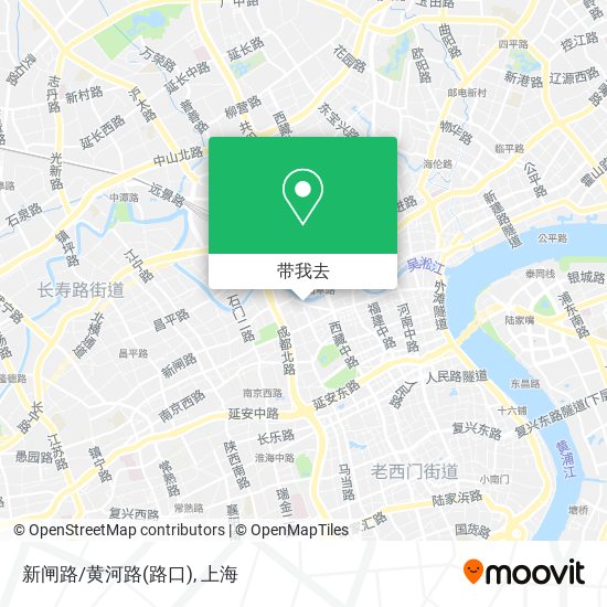 新闸路/黄河路(路口)地图