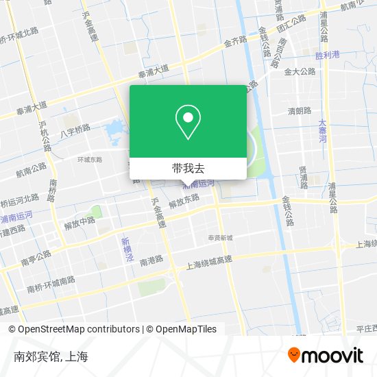南郊宾馆地图