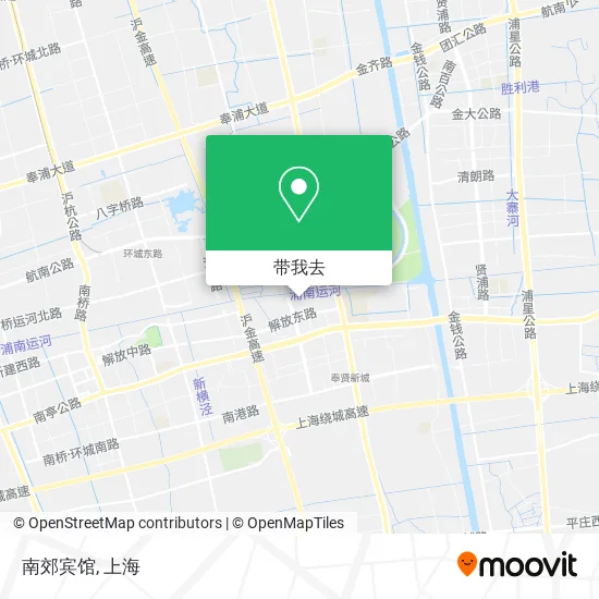 南郊宾馆地图