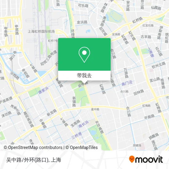 吴中路/外环(路口)地图