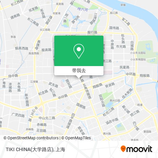 TIKI CHINA(大学路店)地图