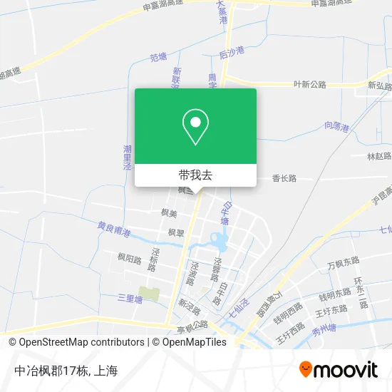 中冶枫郡17栋地图