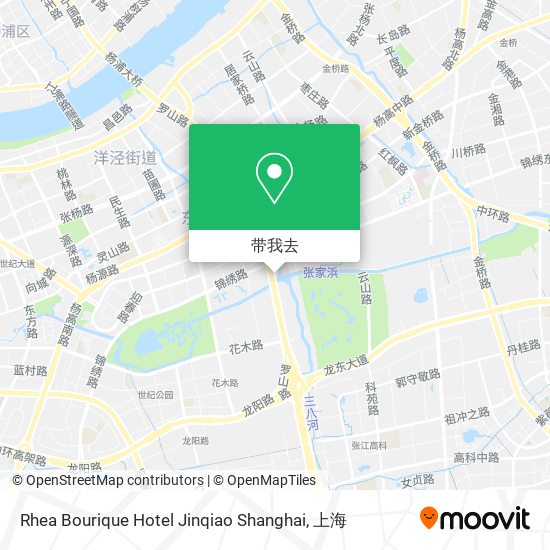 Rhea Bourique Hotel Jinqiao Shanghai地图