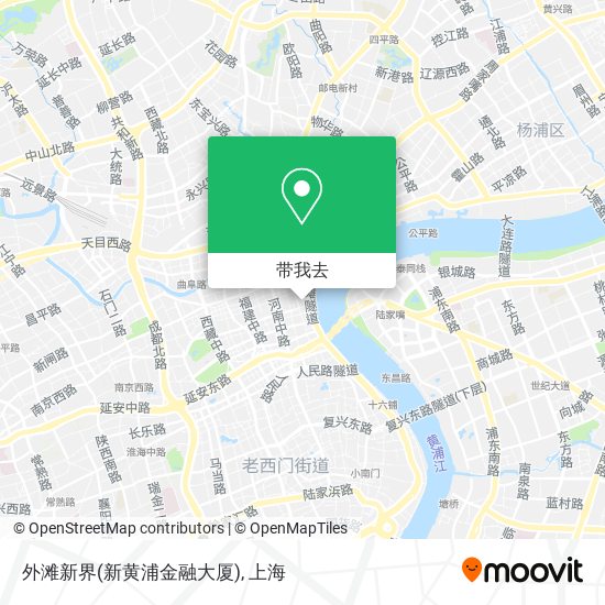 外滩新界(新黄浦金融大厦)地图