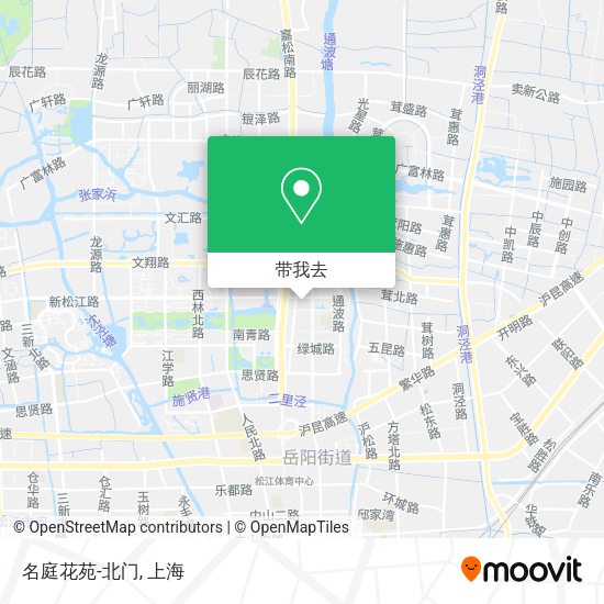 名庭花苑-北门地图