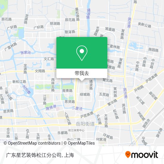 广东星艺装饰松江分公司地图