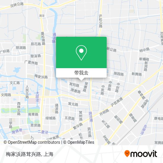梅家浜路茸兴路地图