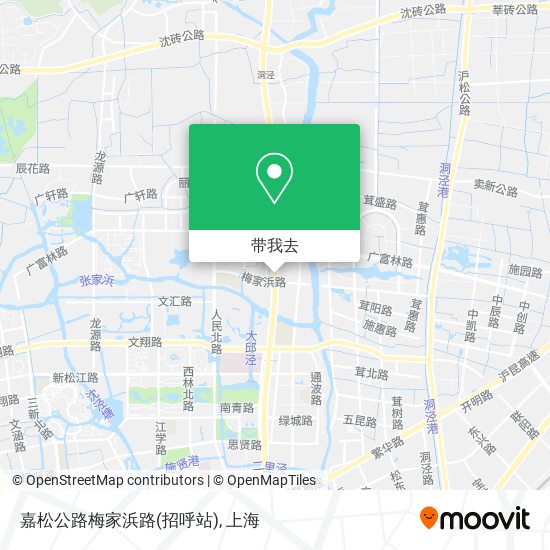 嘉松公路梅家浜路(招呼站)地图