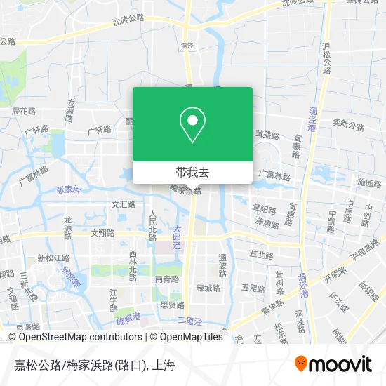 嘉松公路/梅家浜路(路口)地图