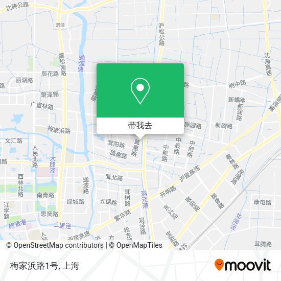 梅家浜路1号地图