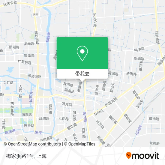 梅家浜路1号地图