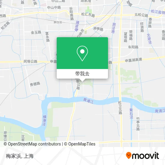 梅家浜地图