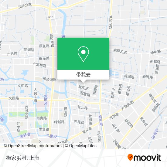 梅家浜村地图
