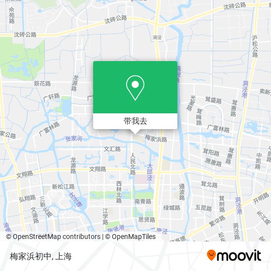 梅家浜初中地图