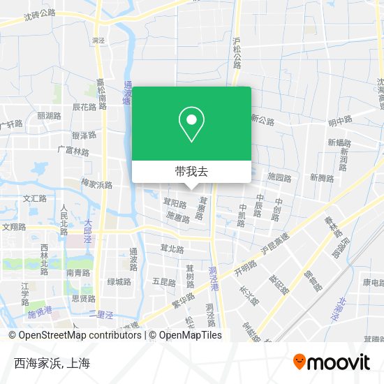 西海家浜地图