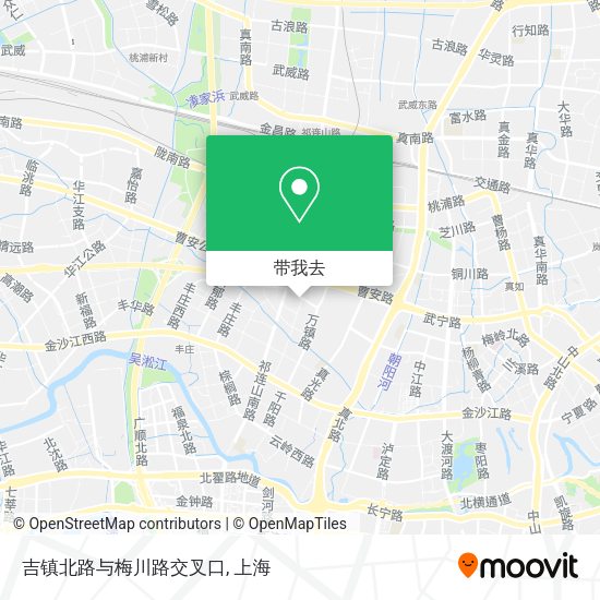 吉镇北路与梅川路交叉口地图
