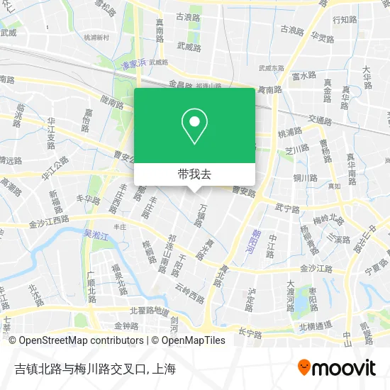 吉镇北路与梅川路交叉口地图